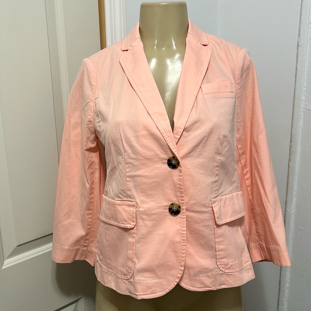 TALBOTS COTTON  JACKET SIZE 8 P